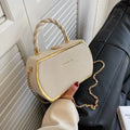 New Fashionable Women's One Shoulder PU Leather Handbag High
