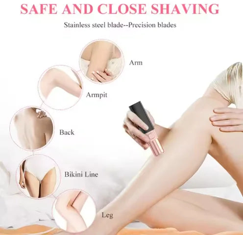 IPX6 Waterproof Spring Hair Removal Device Easy-to-Disassemble