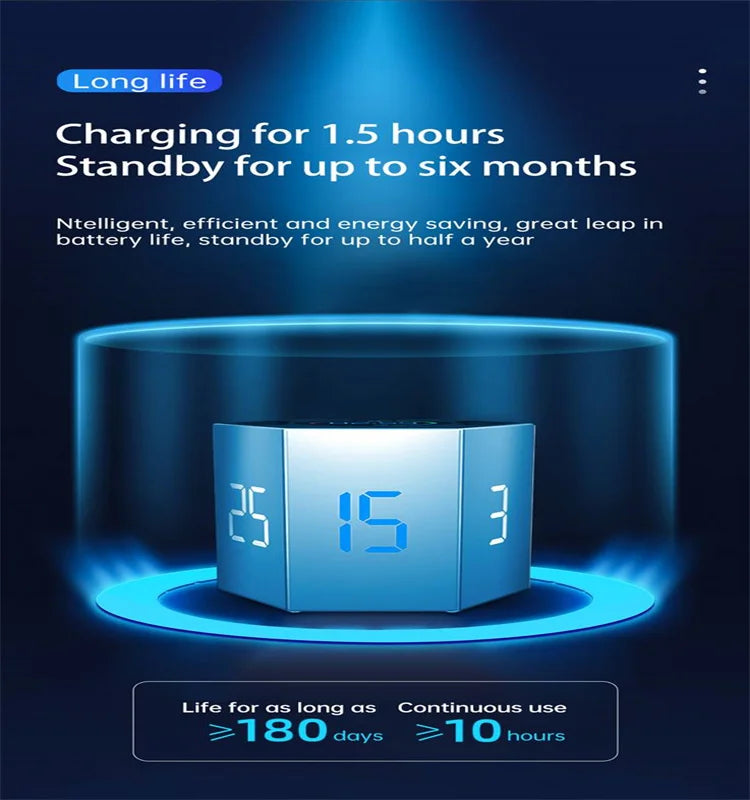 Digital Kitchen Timer for Cooking Shower Study Stopwatch Alarm Clock
