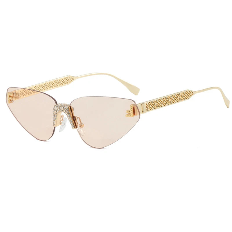 Luxury Cat Eye Sunglasses for Women - UV400 Protection