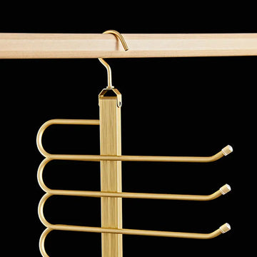Space-Saving Luxury Aluminum Pants Hanger