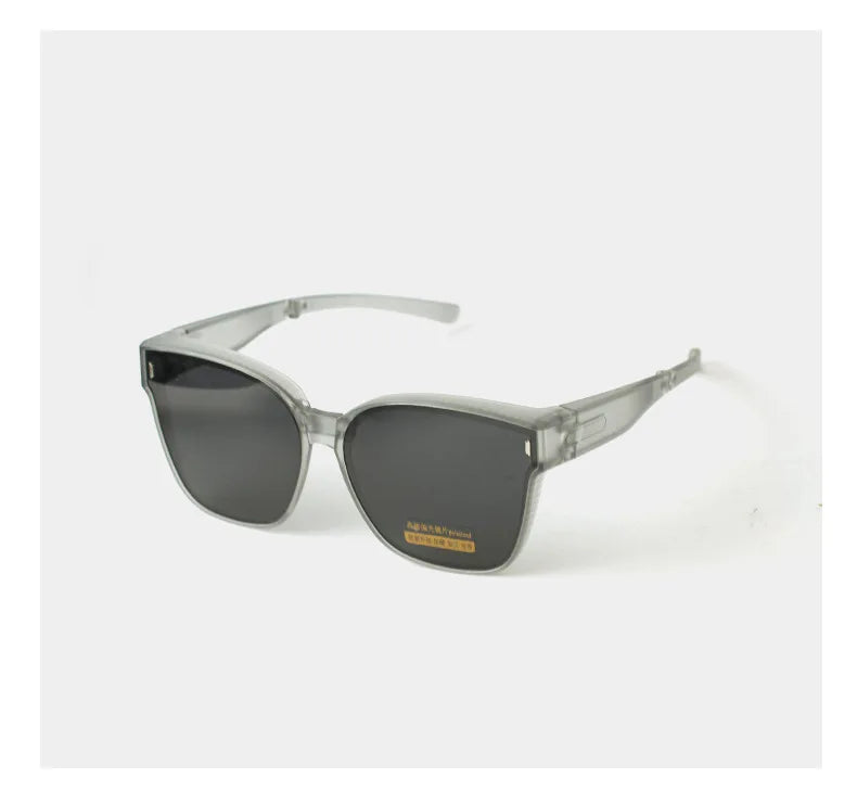 Trendy Foldable Women's Round Sunglasses