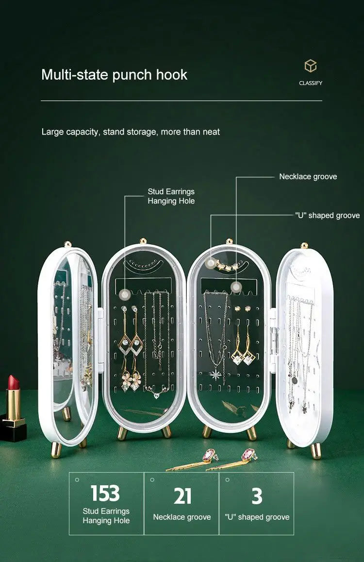 Luxury Foldable Jewelry Organizer Box