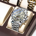 Poedagar Luxury Skeleton Tourbillon Men's Watch