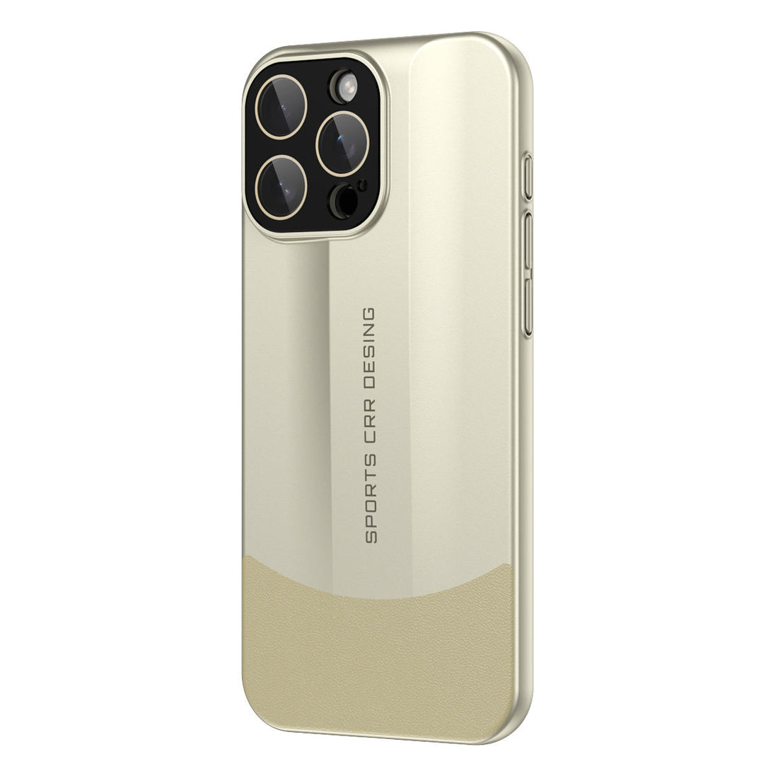 Frosted Transparent Hard PC iPhone Case with PU Leather Bumper & Camera Lens Protector – Fits iPhone 12 to iPhone 16