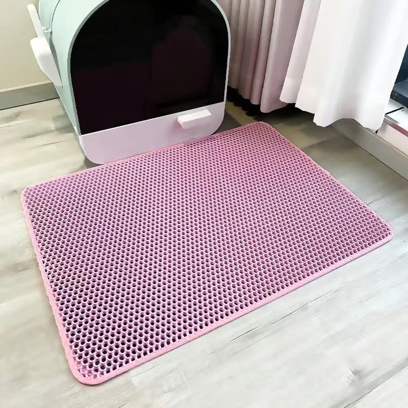 Double Layer Waterproof Cat Litter Mat