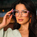 Women's Anti-Blue Light Metal Glasses Frame