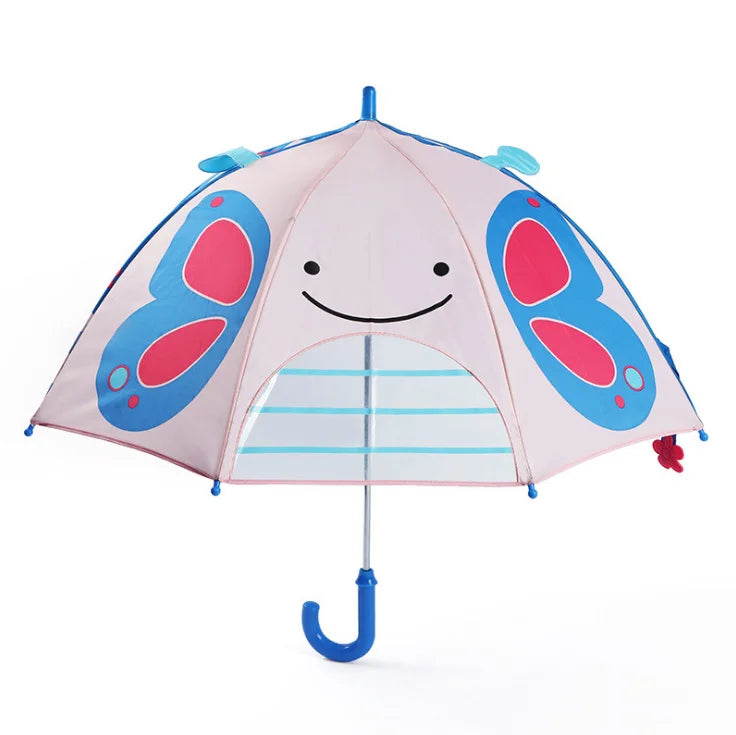 Cartoon Animal Shape Kids Umbrella Polyester Material