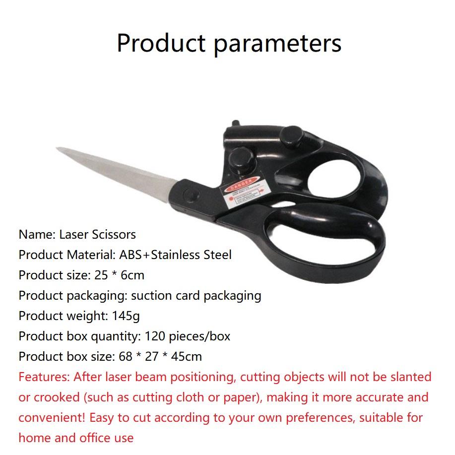 Laser-Guided Stainless Steel Scissors