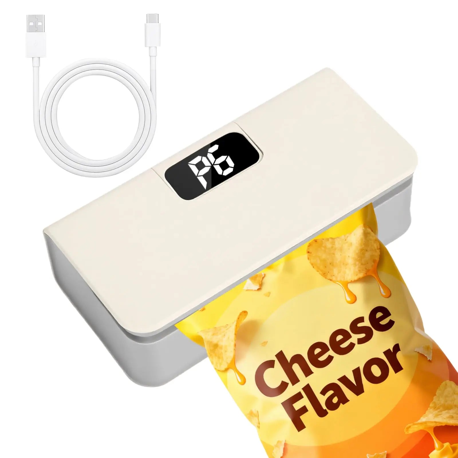 Portable Mini Vacuum Sealer Dual Purpose Airtight Snack & Food