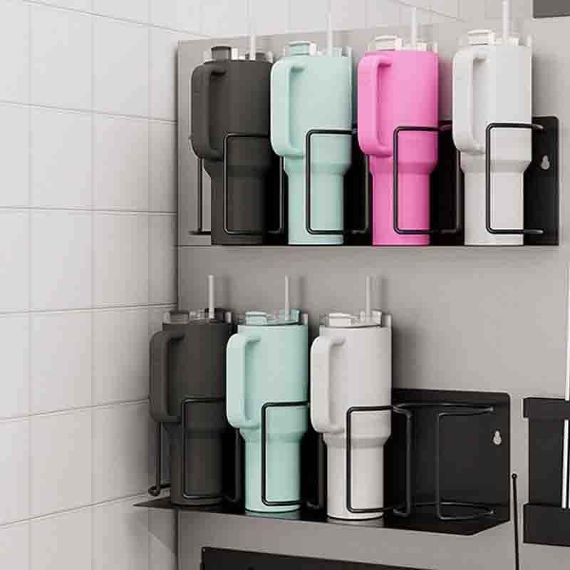 MagHold Wall Bottle Rack – Magnetic Stanley Cup Organizer for Fridge