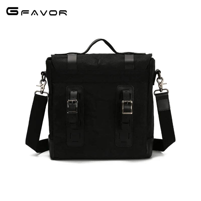 Vintage Canvas Leather Motorcycle Tool Bag