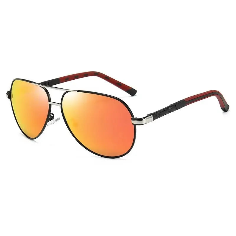 Men's Alloy Framed Polarized Toad Sunglasses