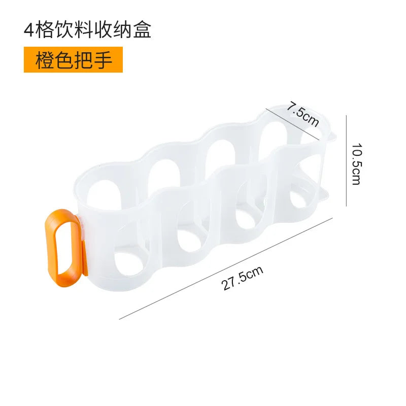 Refrigerator Beverage Soda Can Storage Organizer Water Bottle Storage