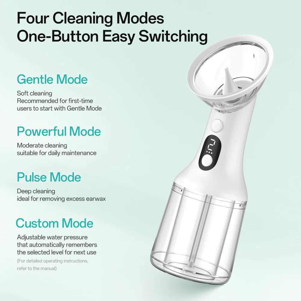 2026 Hot Sale Home Washing Waterproof Earwax Removal Washing Earphone