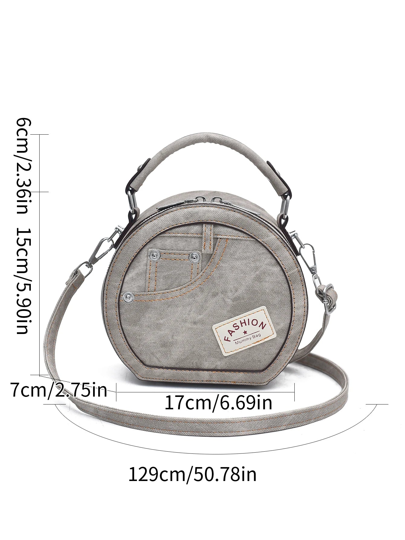 Fashion Design Round Shape Female Small Handbags Cute