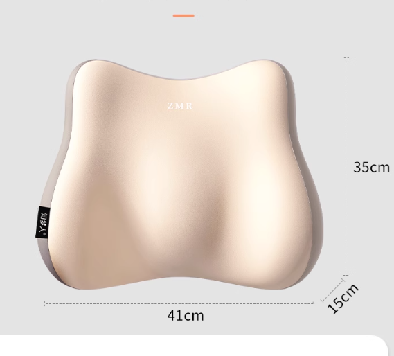 Ergonomic Office Chair Cushion – Memory Foam Lumbar & Neck Support with Massage Feature