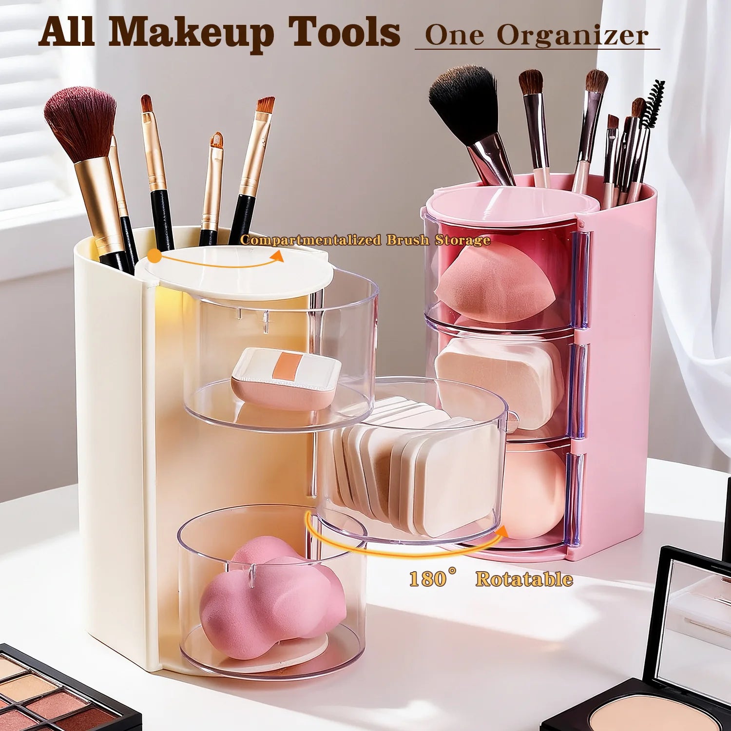 Rotating Makeup Organizer