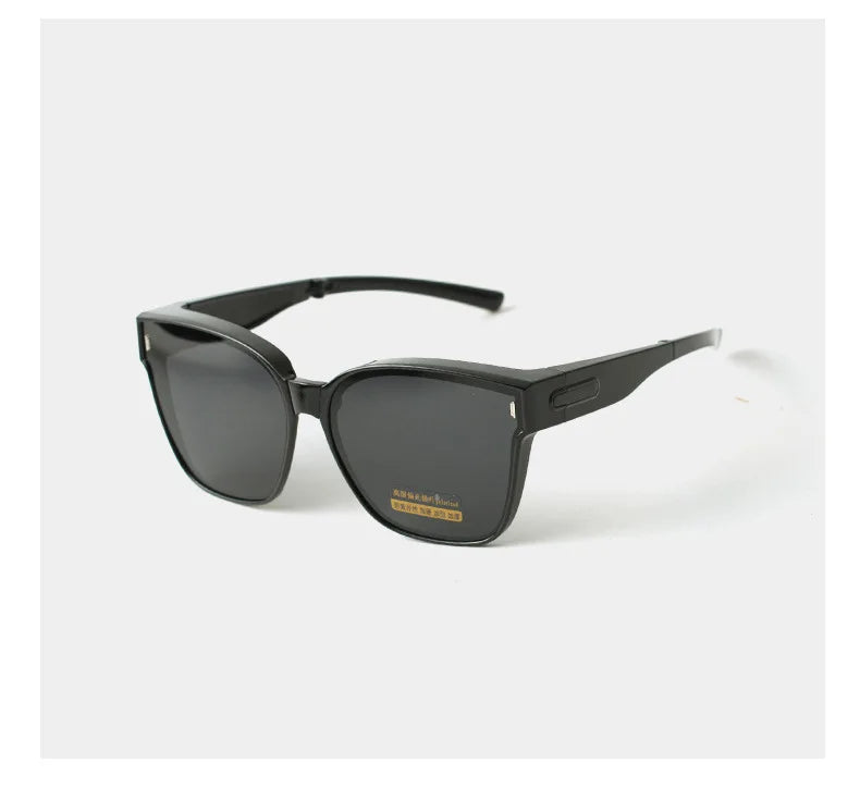 Trendy Foldable Women's Round Sunglasses