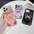 Luxury Diamond Butterfly iphone Case