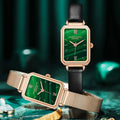 Wlisth S527 Luxury Green Dial Waterproof Watch