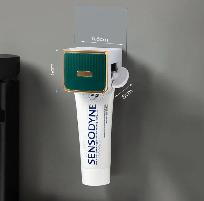 Wall-Mounted Toothpaste Dispenser & Squeezer