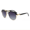 Vintage Pilot Sunglasses with Gradient Lenses for Men & Women