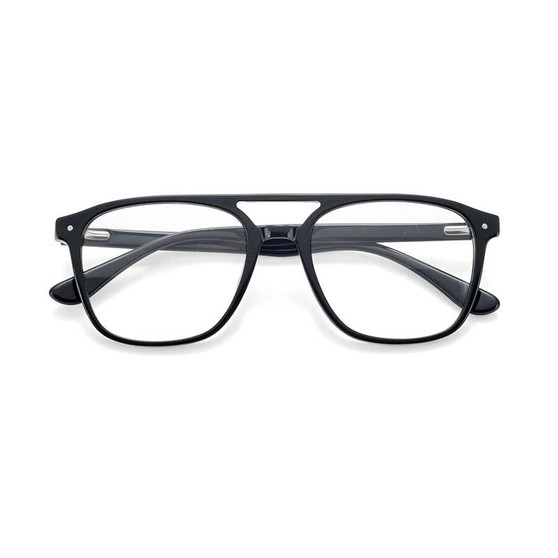Custom Logo Vintage Square Eyeglasses for Men & Women
