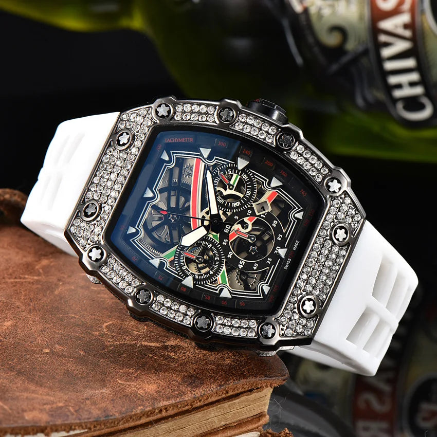 Luxury Diamond Quartz Watch