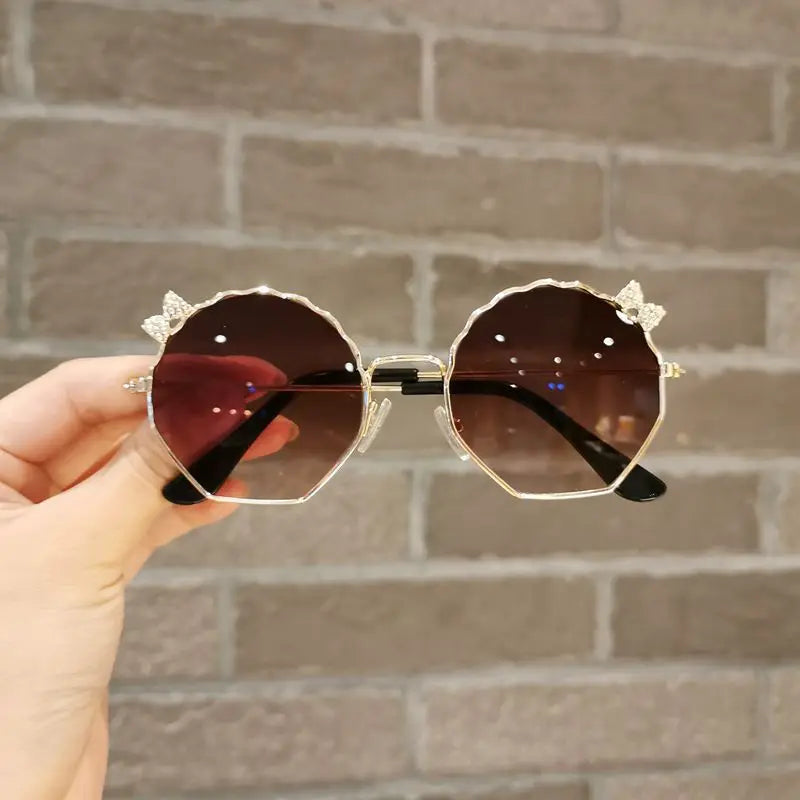 Trendy Kids Bowknot UV400 Sunglasses