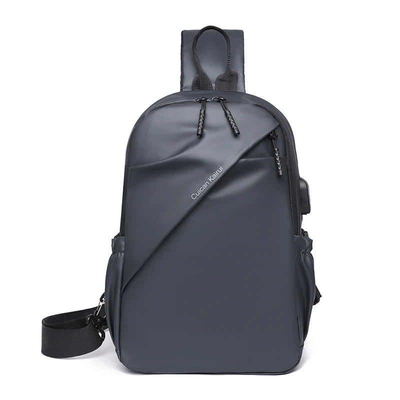 Chest Outdoor Waterproof Polyester Zipper Luxury Men Shoulder Fashion