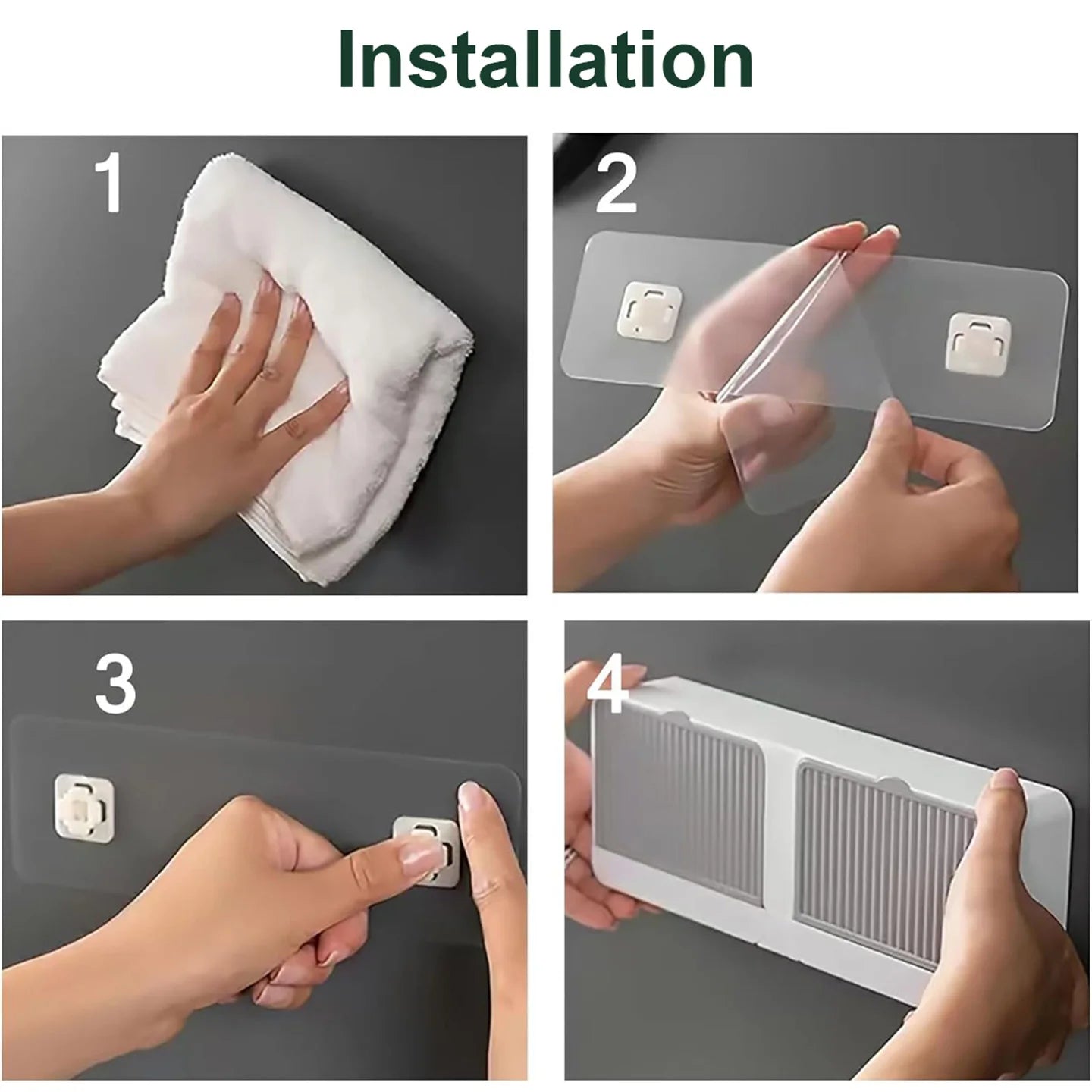 Self-Draining Wall Mounted Soap Holder
