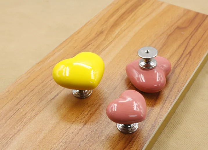 Heart Shape Toilet Flush Button