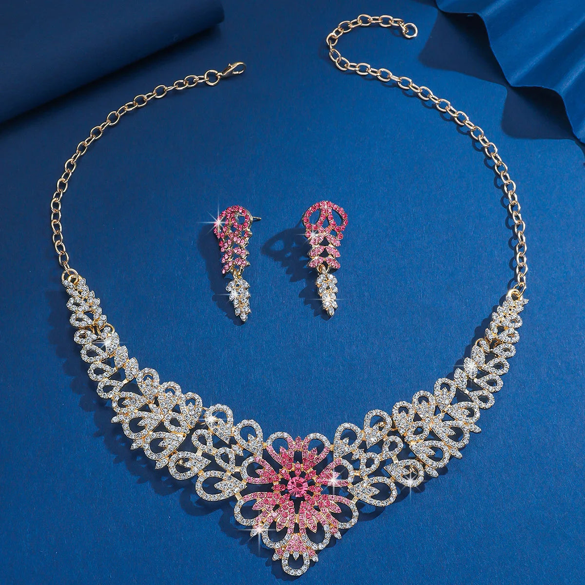 Elegant Diamond Wedding Jewelry Set