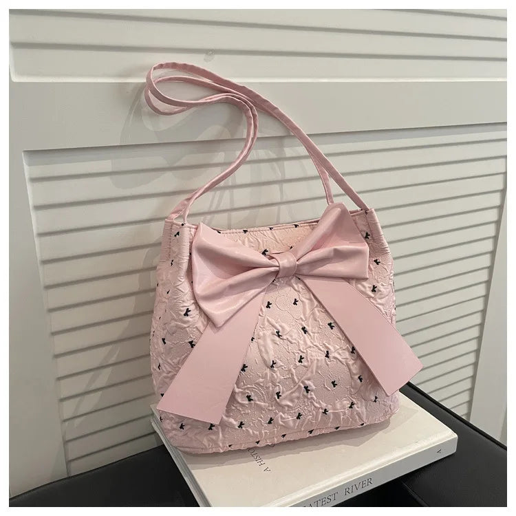 Korean-style Commuting Chic Medium Large-capacity Butterfly Bow Tie