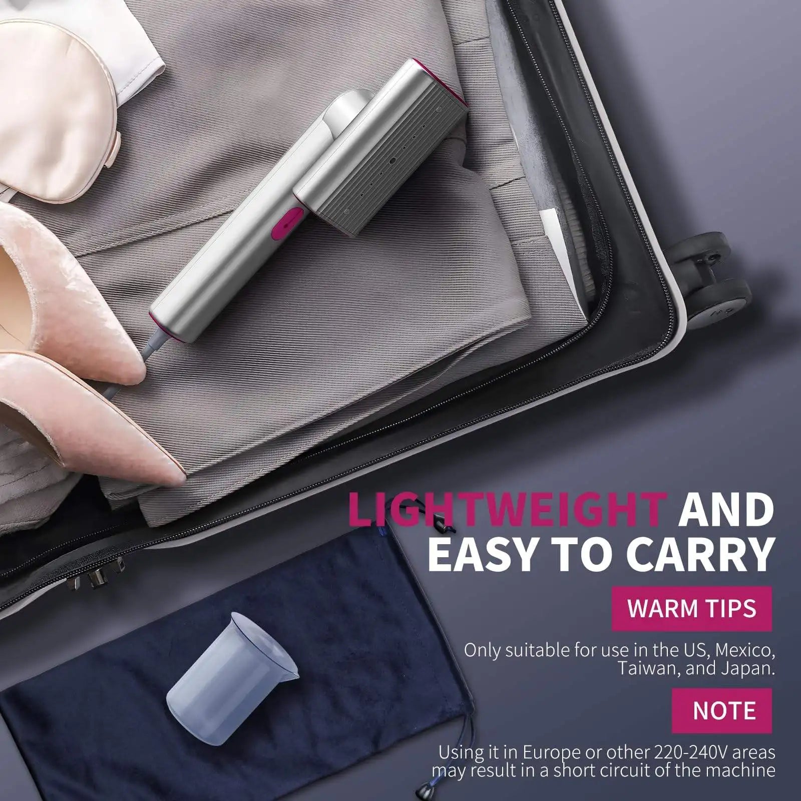 Mini Foldable Travel Steam Iron