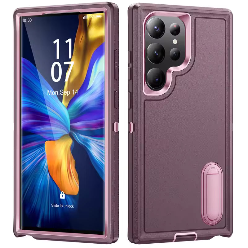 Rugged Kickstand Case for Samsung Galaxy A and S Series 5G/4G Models