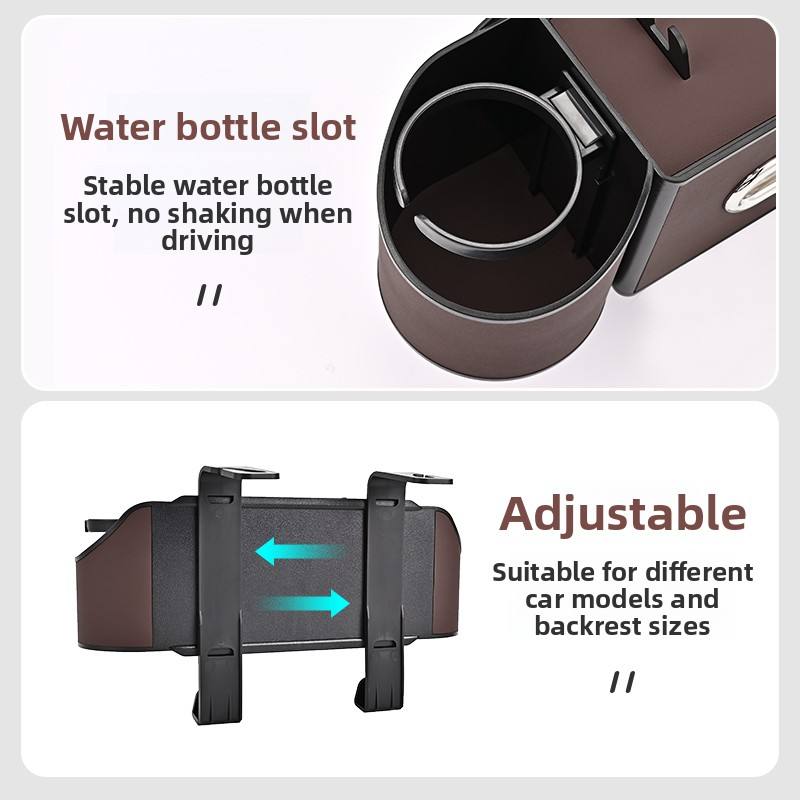 Car Multi-Functional Storage Box – Tissue & Cup Holder