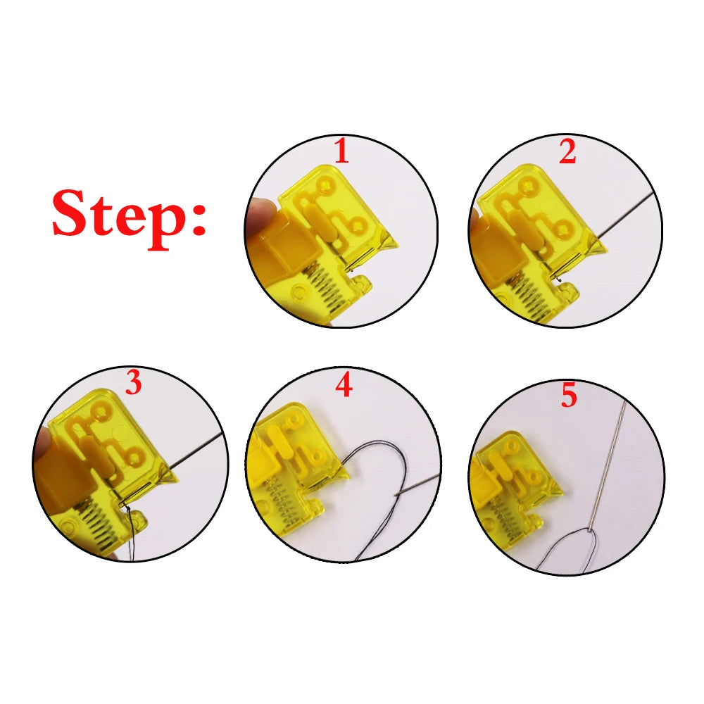 Needle Sewing Tool Accessories 7*3.5cm Automatic Threader Manual