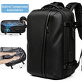 Vacuum Compression Travel Laptop Backpack with Electric Air Pump & USB Charging Port