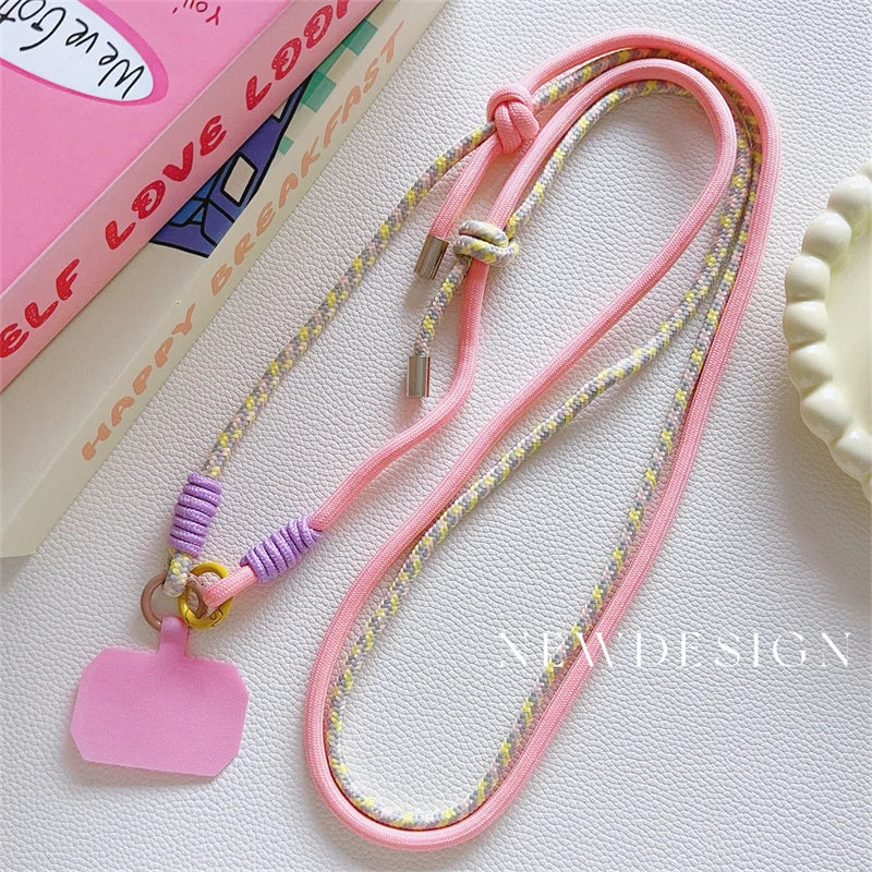 Colorful Crossbody Phone Lanyard & Anti-Lost Strap