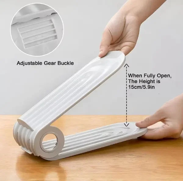 Space-Saving Foldable Shoe Rack