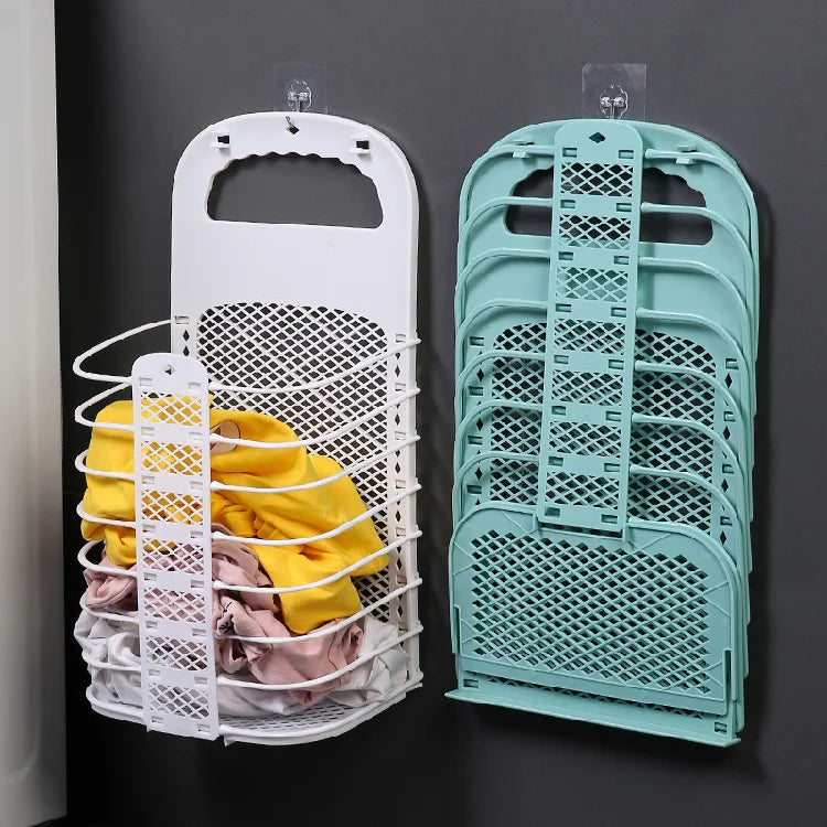 Wall-Mounted Collapsible Laundry Hamper
