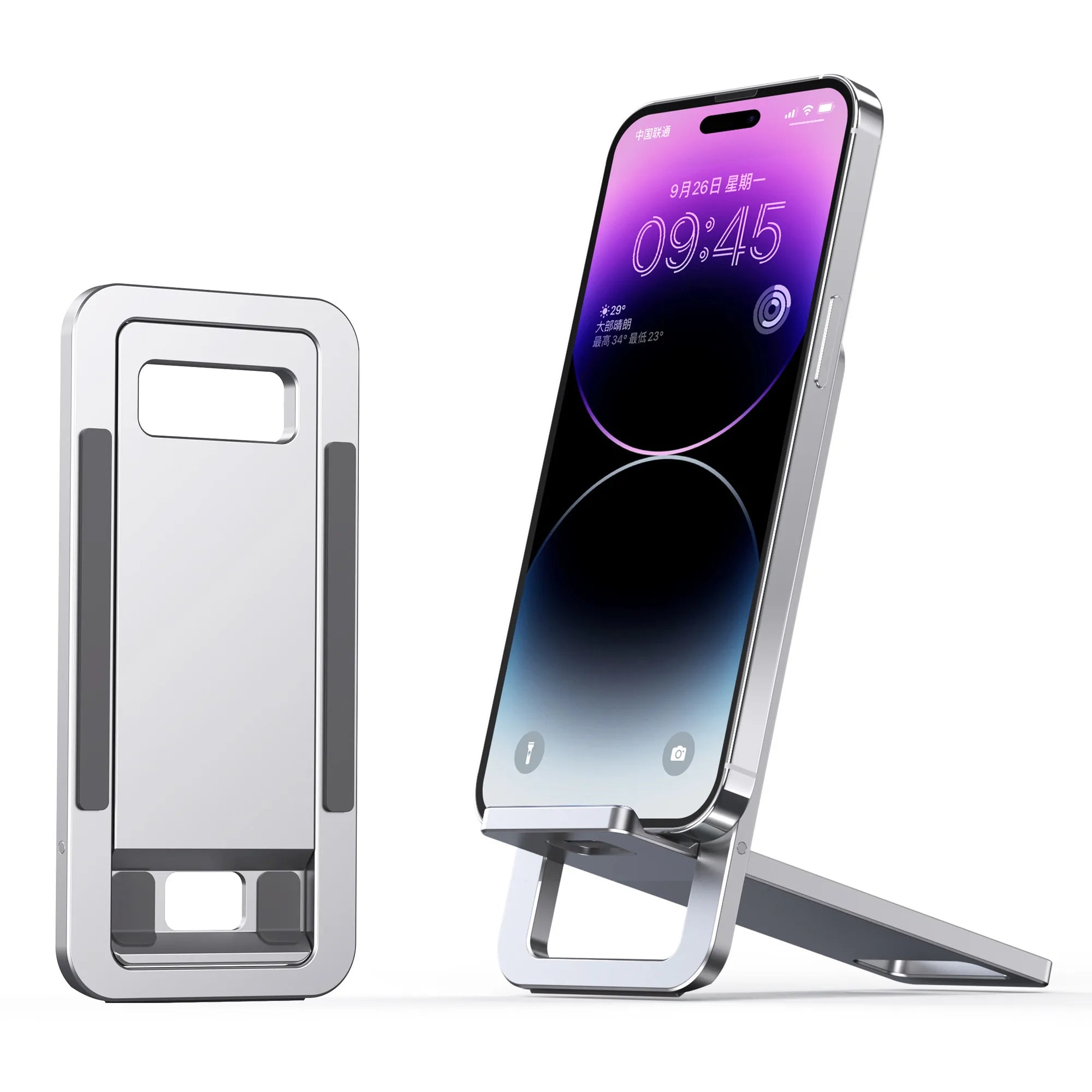 Aluminium Alloy Stand Phone case Ultra-thin and Portable Folding
