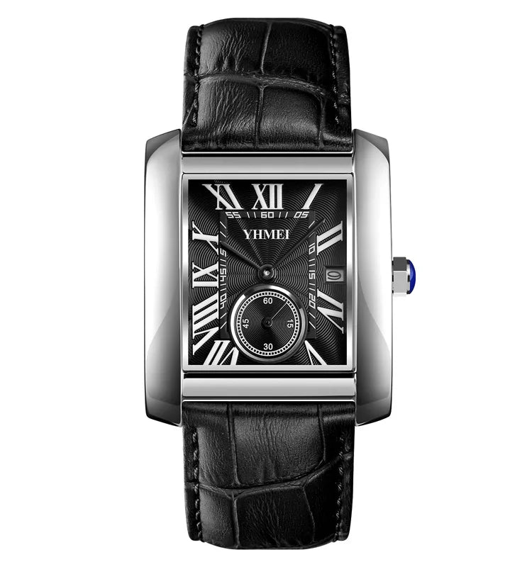 SYN Fashion Quartz Watch  Leather Strap Watch