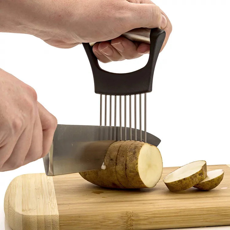Smart Kitchen Gadgets Stainless Steel Kitchen Slicer Grip Handle