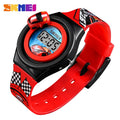 SKMEI Cartoon Car Kids' Digital Watch