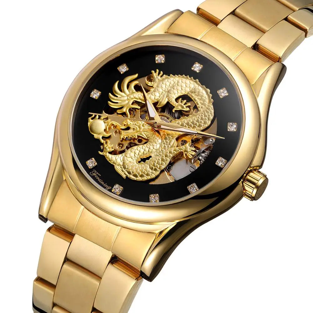 Luxury Gold Automatic Men's Watch