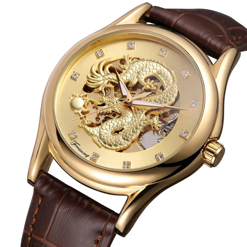 Luxury Gold Automatic Men's Watch