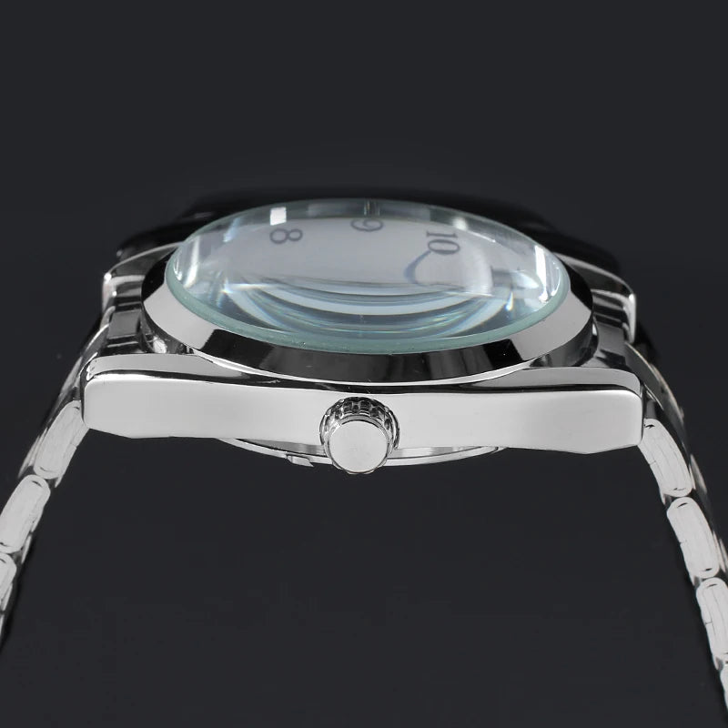 T-Winner Luxury Blue Analog Mechanical Watch